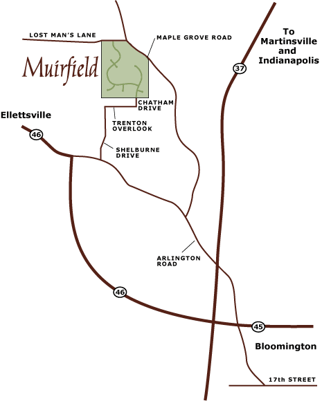 Bloomington road map